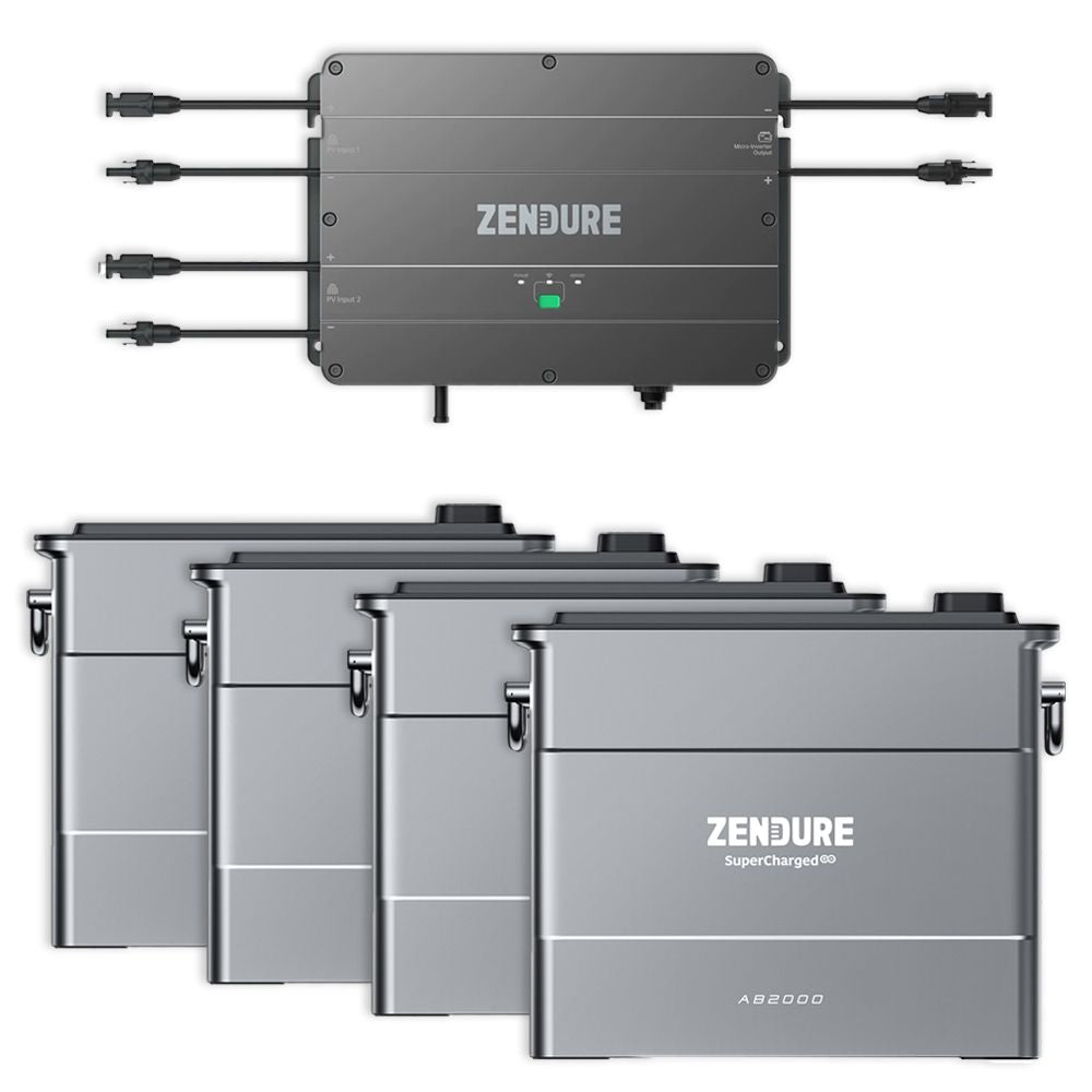 Zendure SolarFlow Set 1,92kWh - 7,68kWh Smart PV Hub 1200 (verschiedene Speichergrößen) für Balkonkraftwerke