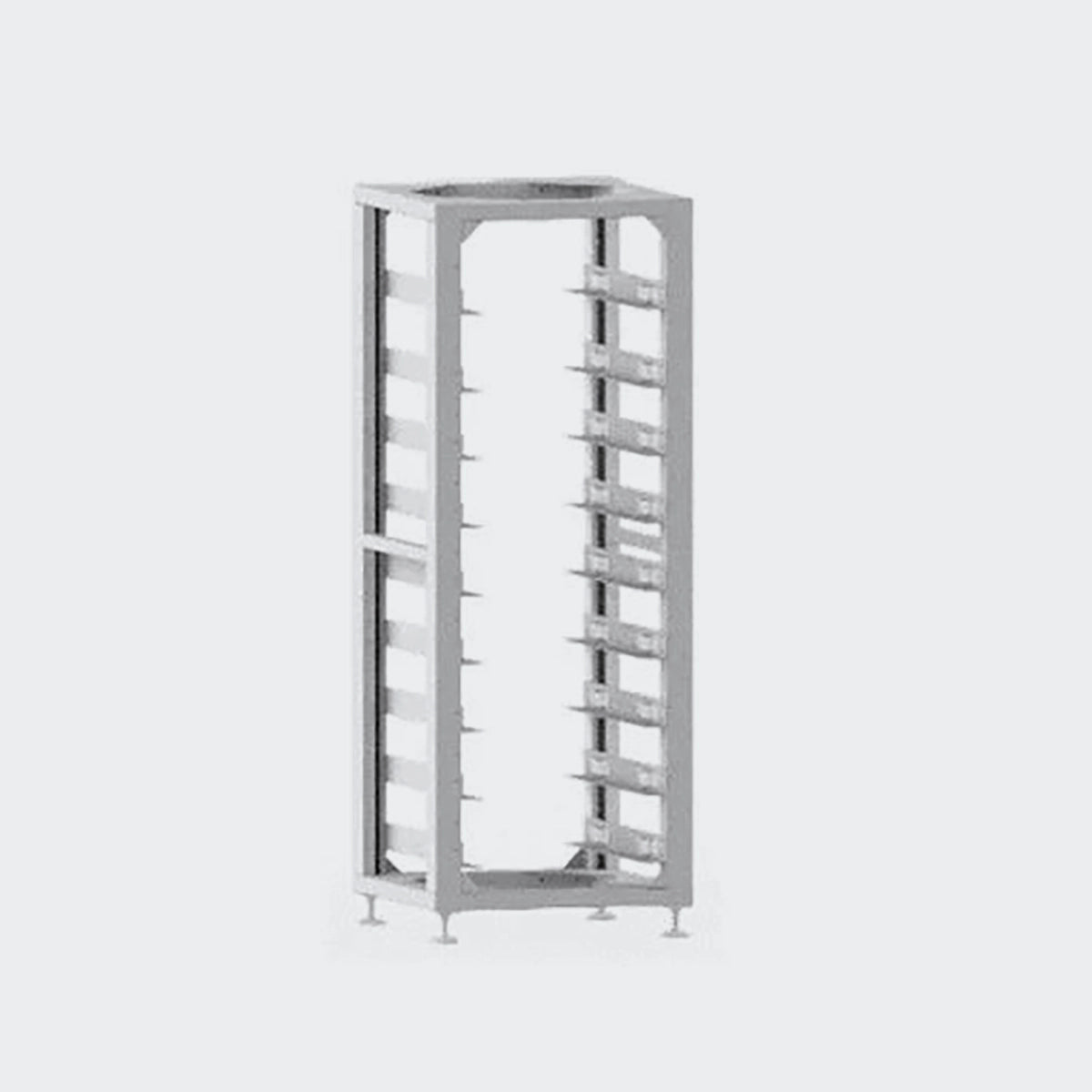 Deye 3U-L Rack, Regal System für Hochvolt 8 BOS-G 5.1 Batterien