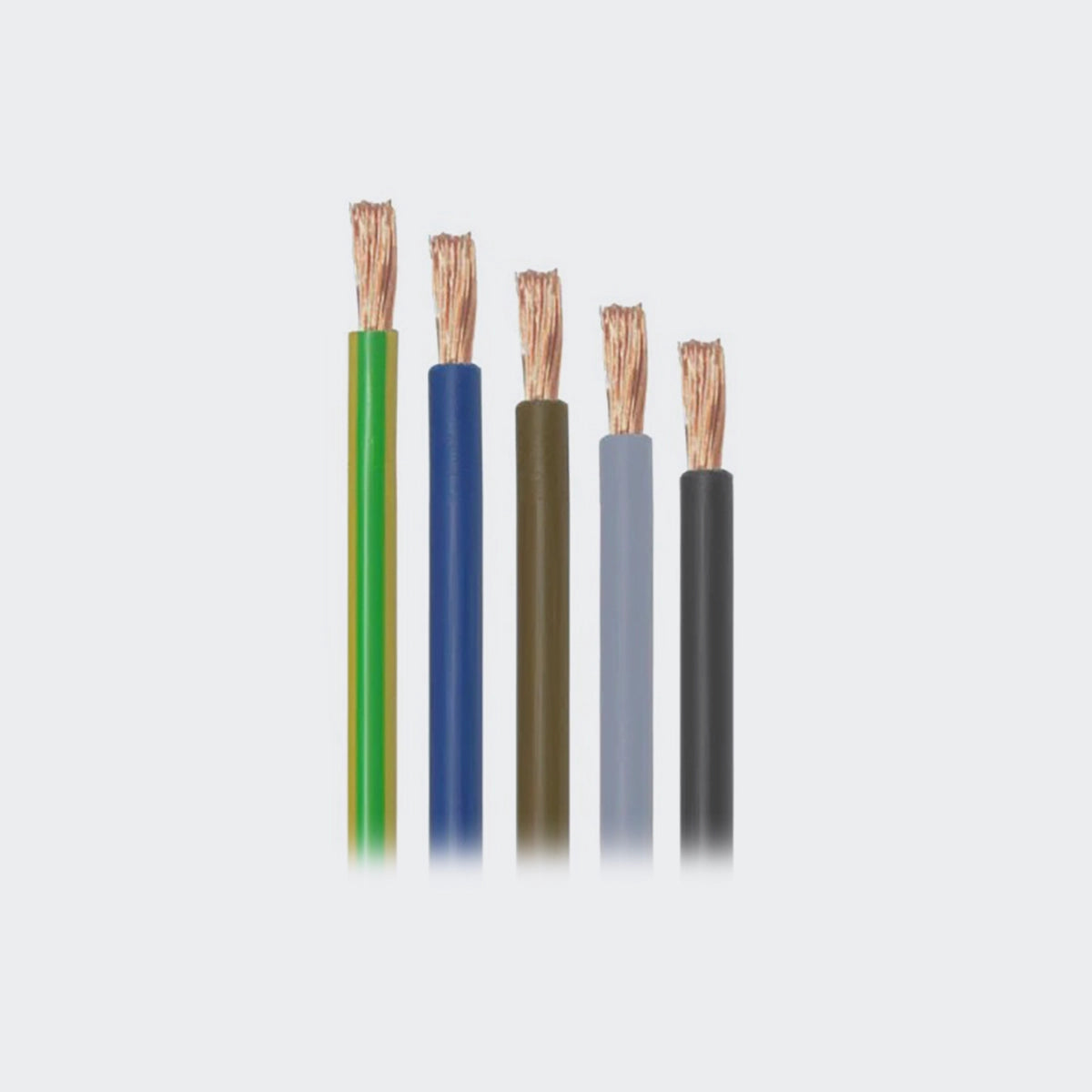 Aderleitung H07V-K, 6mm², verschiede Farben und Längen