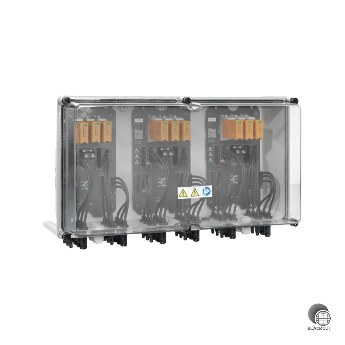 Professioneller Generatoranschlusskasten für Wechselrichter mit 3 MPP-Trackern — schützt die DC-Seite Ihrer Photovoltaikanlage zuverlässig vor Überspannungen gemäß Typ II.