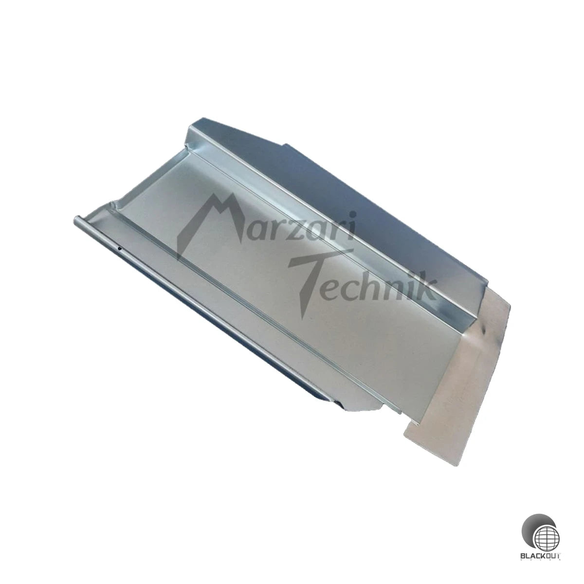 Passende Metalldachplatte für Prignitzer-Ziegel, für eine sichere und dichte Dachdurchführung bei PV-Montagen – inklusive Schaumkeil für optimale Abdichtung.