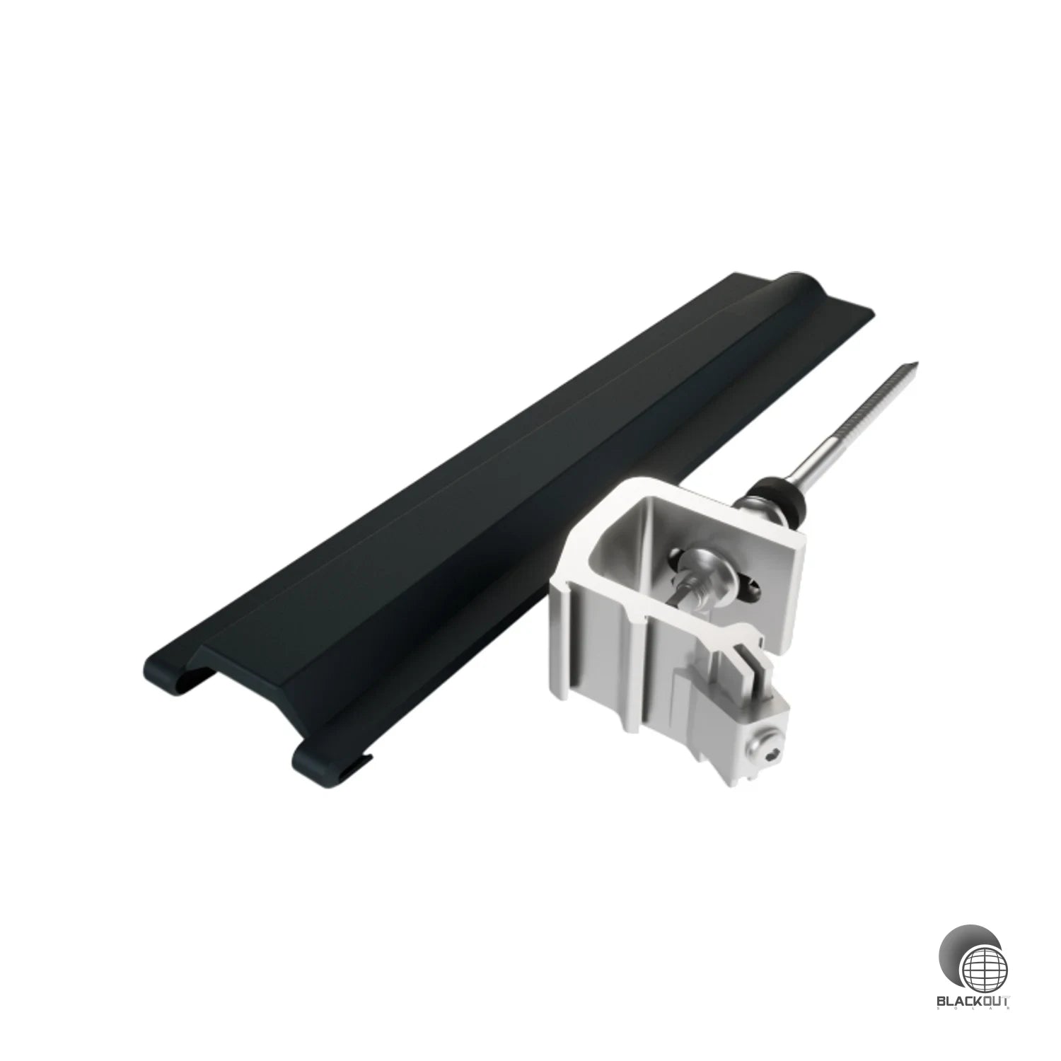 Aluminium-Solarhalter für die Schrägdachmontage von PV-Modulen mit dem Prefa Prevario Solarmontagesystem. Speziell für Dachplattenwellen geeignet, 10 Stück pro Verpackungseinheit.