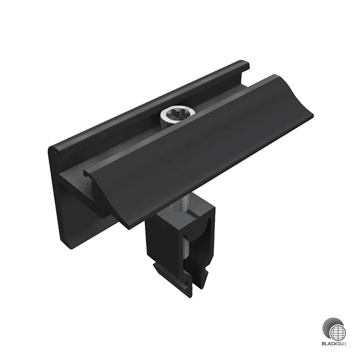 SL Rack Endklemme Vario schwarz eloxiert 30 - 50 mm 1