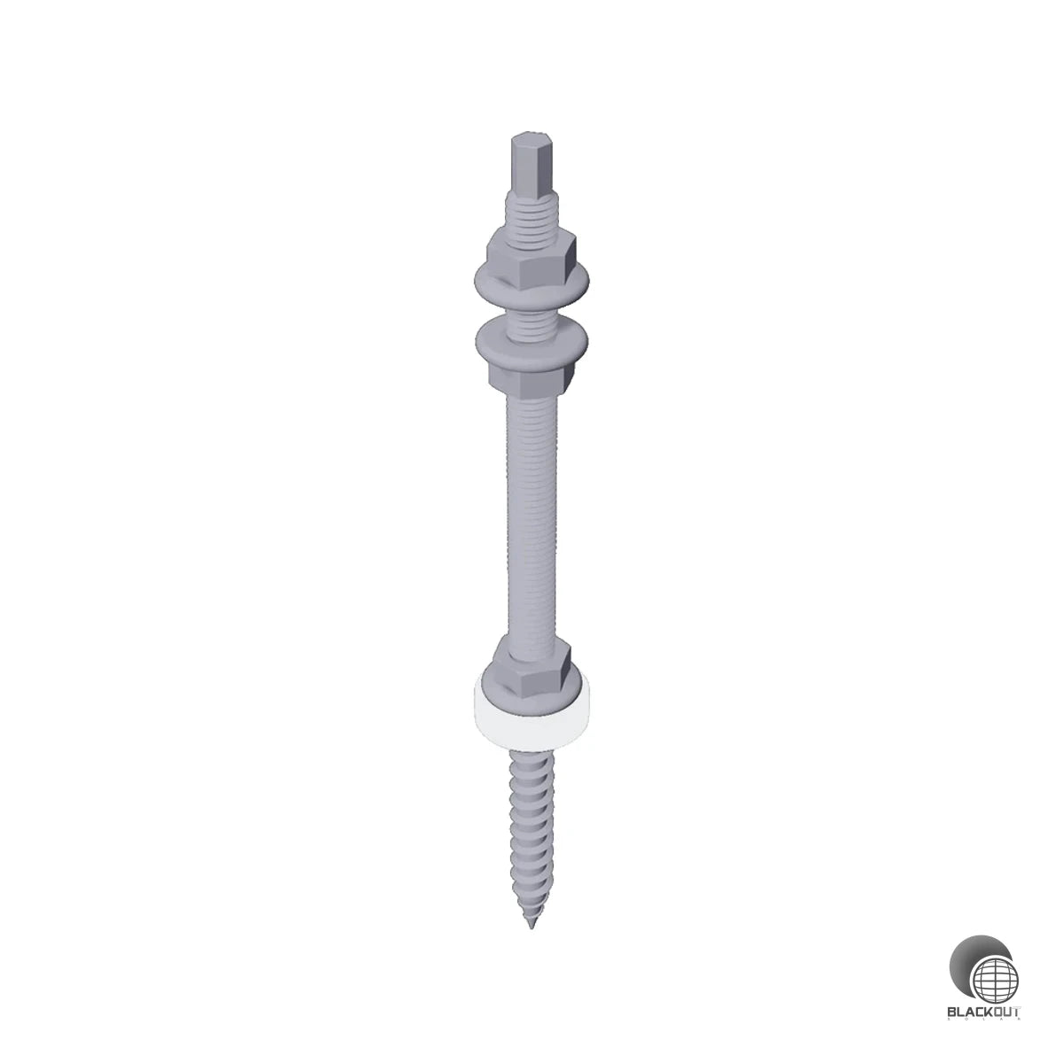 Schletter Stockschraube inkl. Aufsatzteil M10x200 3