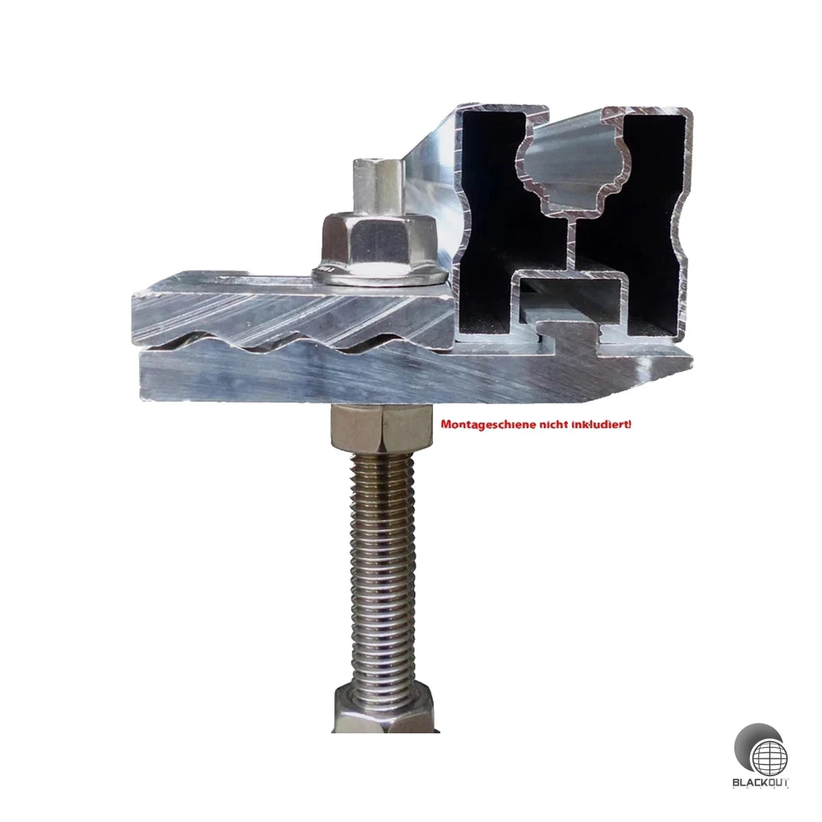 Schletter Stockschraube inkl. Aufsatzteil M12x300 2