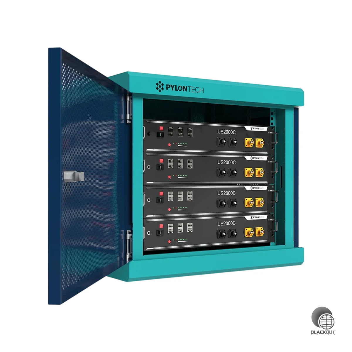 Pylontech Batterieschrank 09U / 012U / 024U – 19 Zoll Batterieschrank (alle Größen) 2