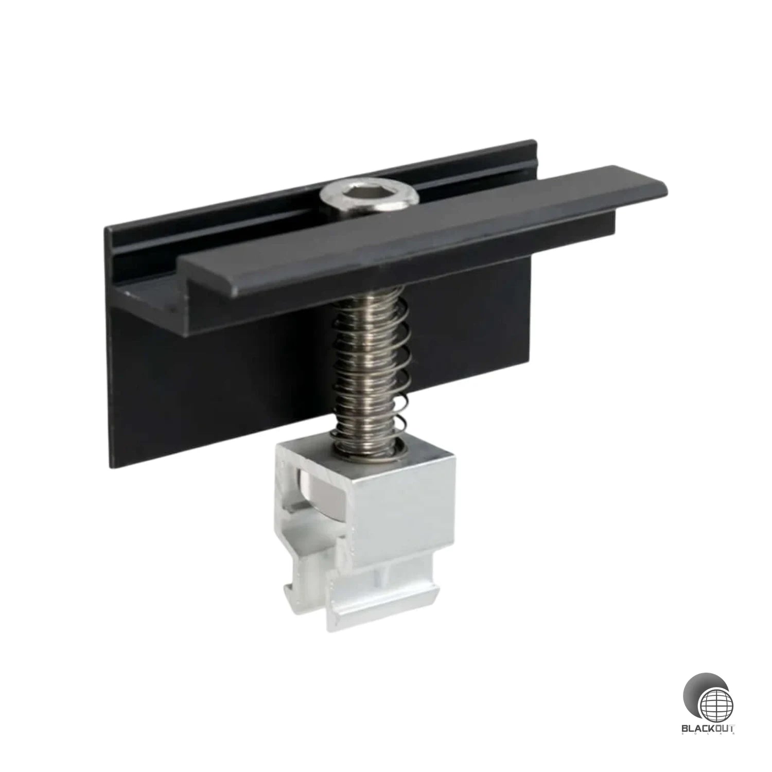 Montageset für Doppelstabmattenzaune 2 Module senkrechte Montage Photovoltaik Balkon - Zaun 5