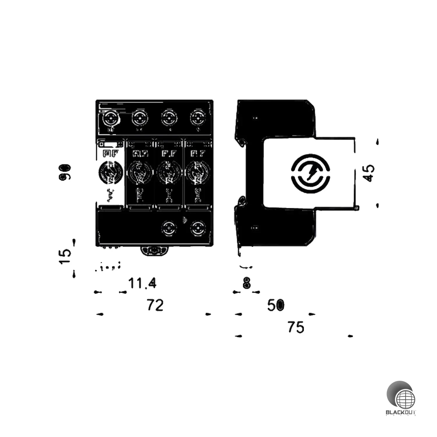 OBO Bettermann SurgeController V20 Überspannungsableiter Typ 2 3P+NPE 300V