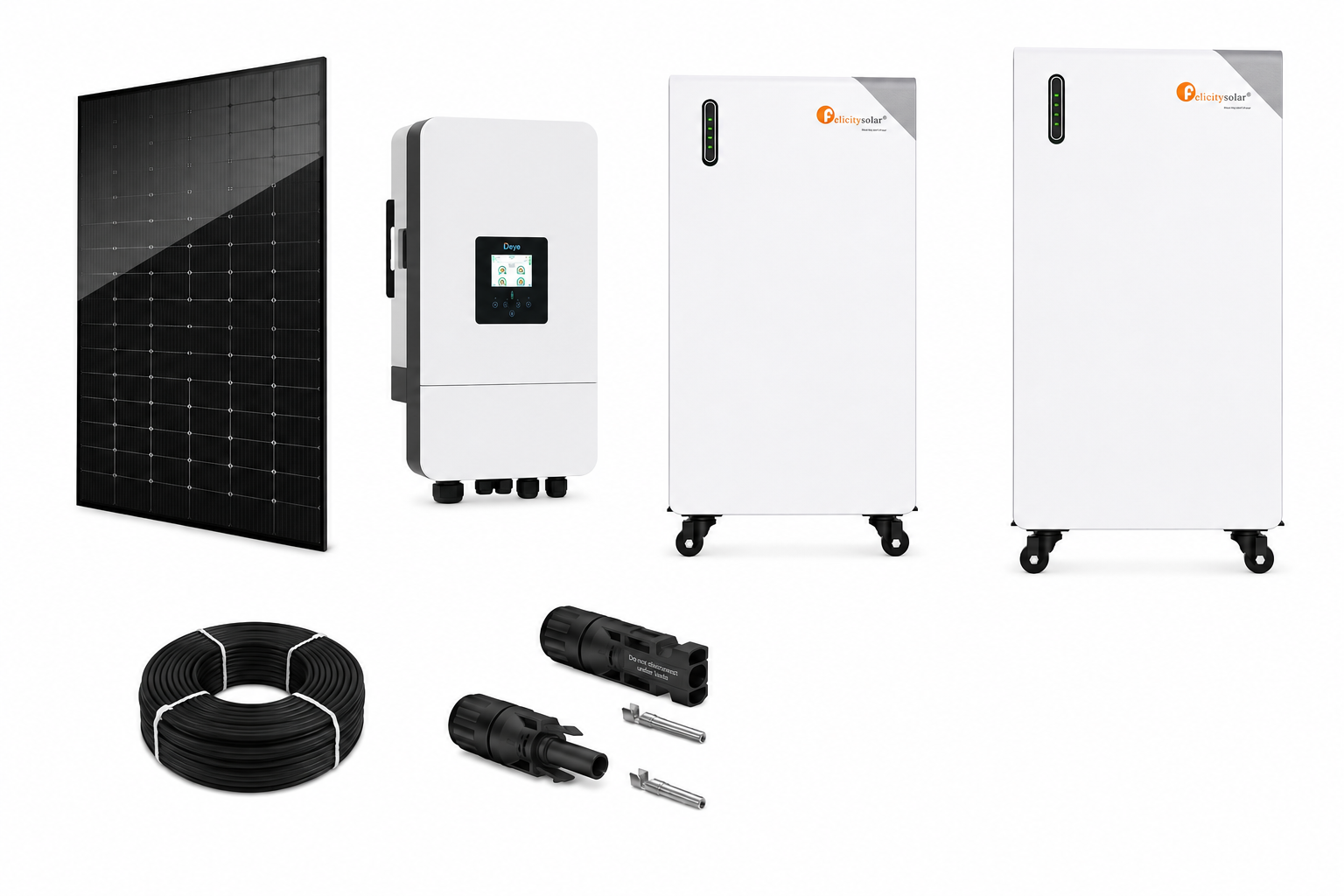 MR.Mining PV SET M - 16,84kWp Modulleistung, 15KW Deye Hybrid, 32kWh Speicher