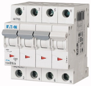 Eaton Leitungsschutzschalter, 16 A, 3p+N, Charakteristik: C