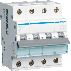 Hager MCN625 LS-Schalter 6KA,C,3+N,25A,anflanschbar