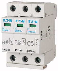 Eaton Überspannungsableiter steckbar, 3p, 280VAC, 3x20kA