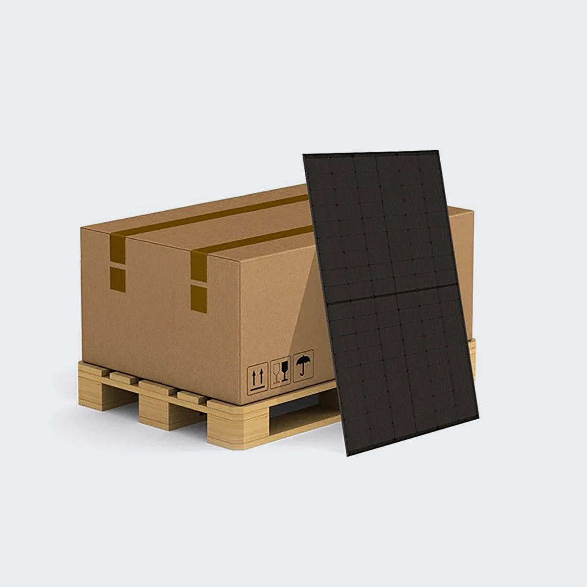 36 Stk. SunproPower - SunproPower - 440Watt (Glas Glas - black mesh) Leistungsstarkes PV-Modul - bifazial