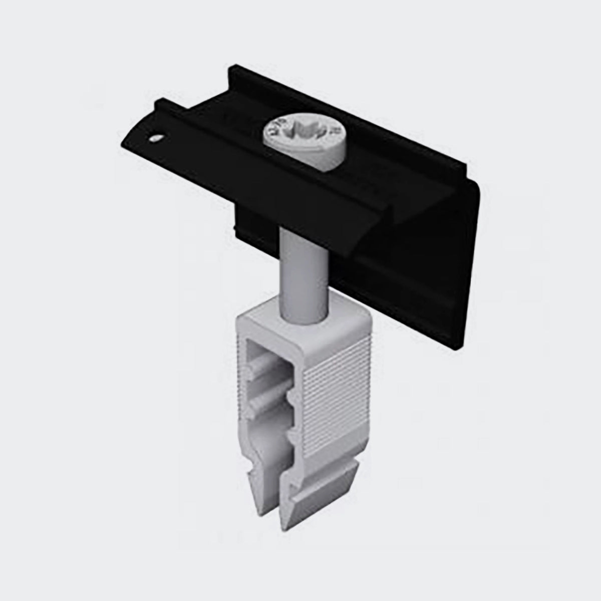 Schletter - Rapid16 Endklemme 30-40, Schwarz eloxiert