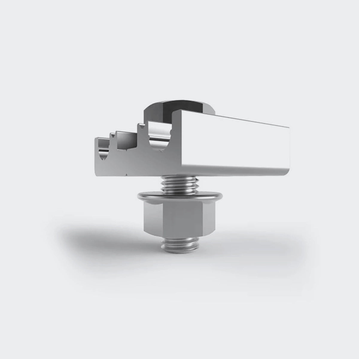 Schletter Blitzschutzklemme alu, kpl vorm. M8