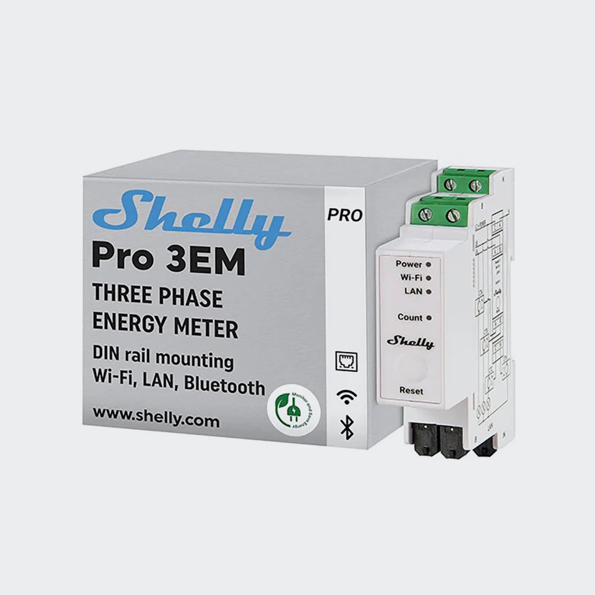 Shelly Pro 3EM - 120A smarter Energiemesser