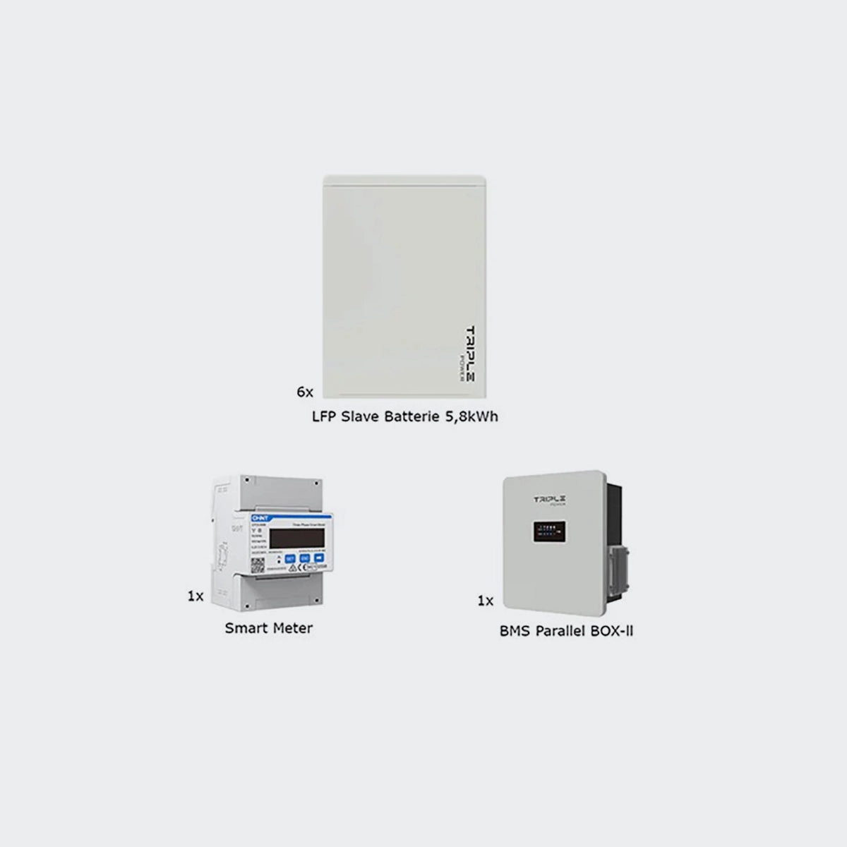 SolaX T58 34,8kWh Speicher - Set