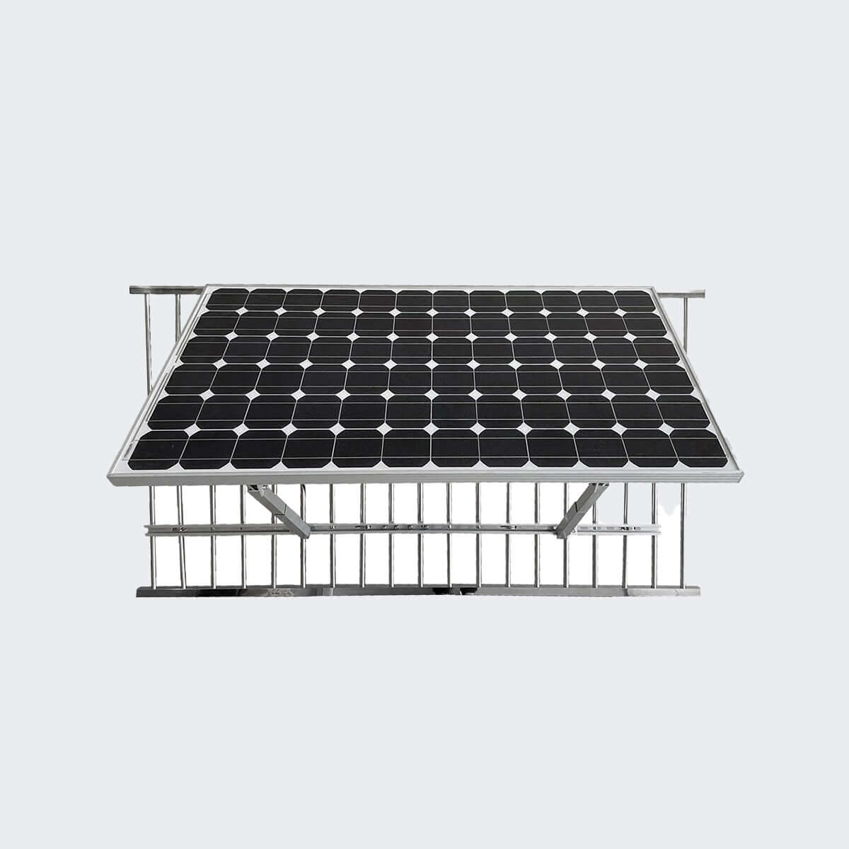 Solarmodul Halter für Balkongeländer Rahmenhöhe 30-35mm Neigungsverstellbar