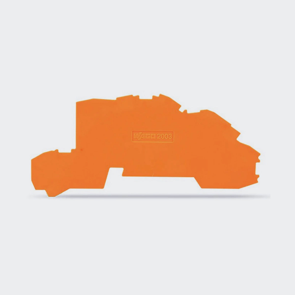 WAGO Abschluss- und Zwischenplatte, 0,8mm dick, orange