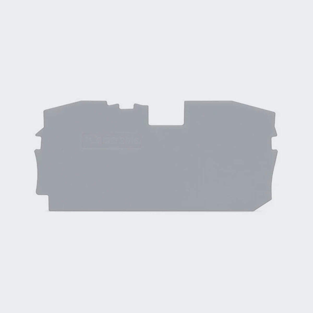 WAGO Abschluss- und Zwischenplatte, 1mm dick, grau