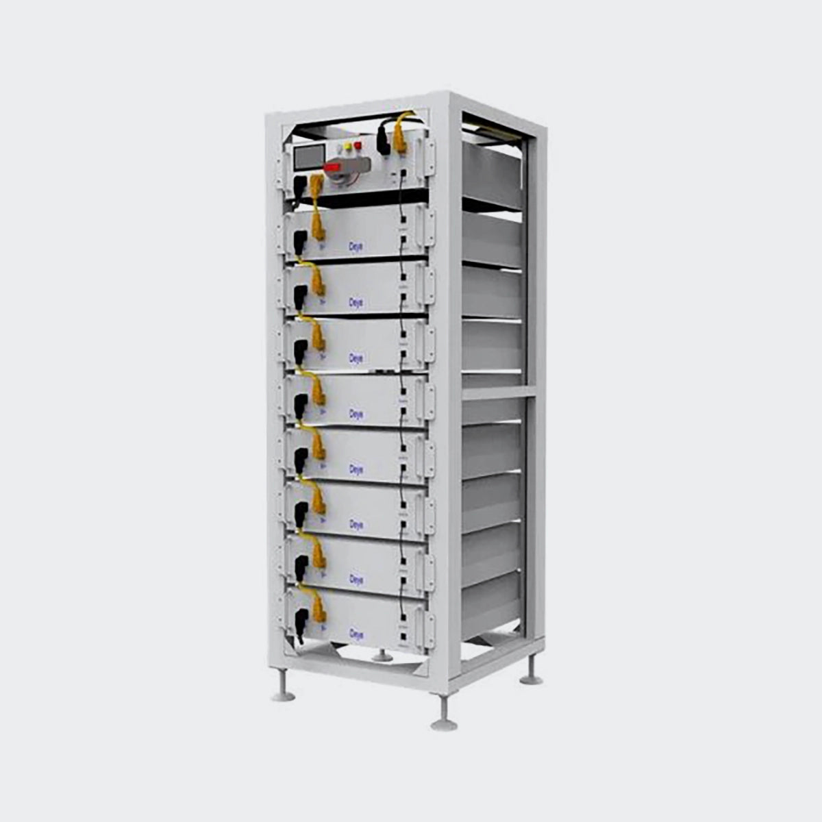 Deye 3U-L Rack, Regal System für Hochvolt 8 BOS-G 5.1 Batterien