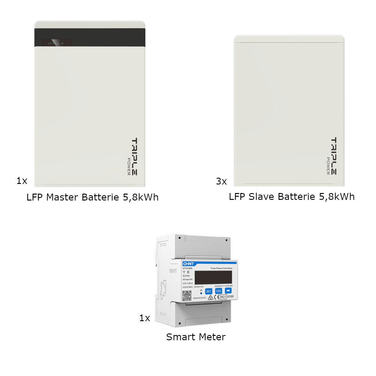 SolaX T58 23,2kWh Speicher - Set