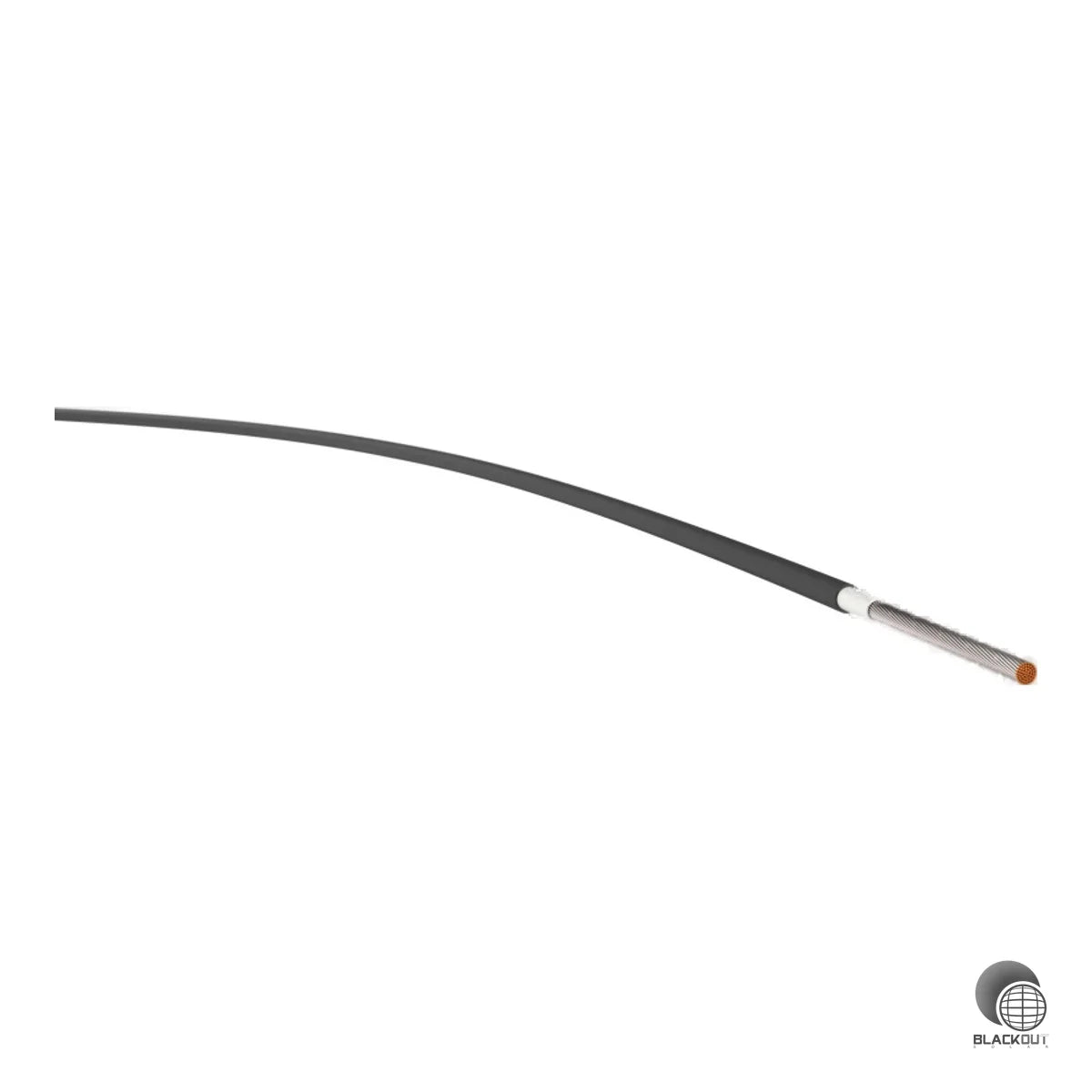 TÜV-zertifiziertes Solarkabel H1Z2Z2-K mit 4 mm² Querschnitt für PV-Anlagen nach EN 50618. Betriebstemperatur -40 °C bis +90 °C, halogenfrei und UV-beständig.