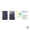 Sonnenkraft Sonnenglas 310 Wp bifazial rahmenlos Glas-Glas