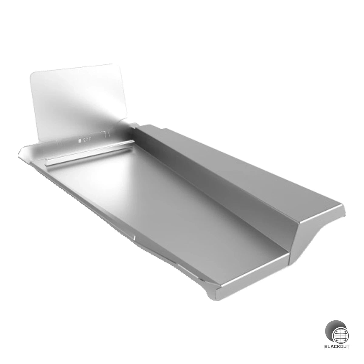 Aluminium-Blechersatzziegel für den Meindl MZ3 NEU Dachziegel — ersetzt einen kompletten Ziegel und bildet die stabile Basis für die PV-Montage auf geneigten Dächern, auch in schneelastintensiven Regionen.