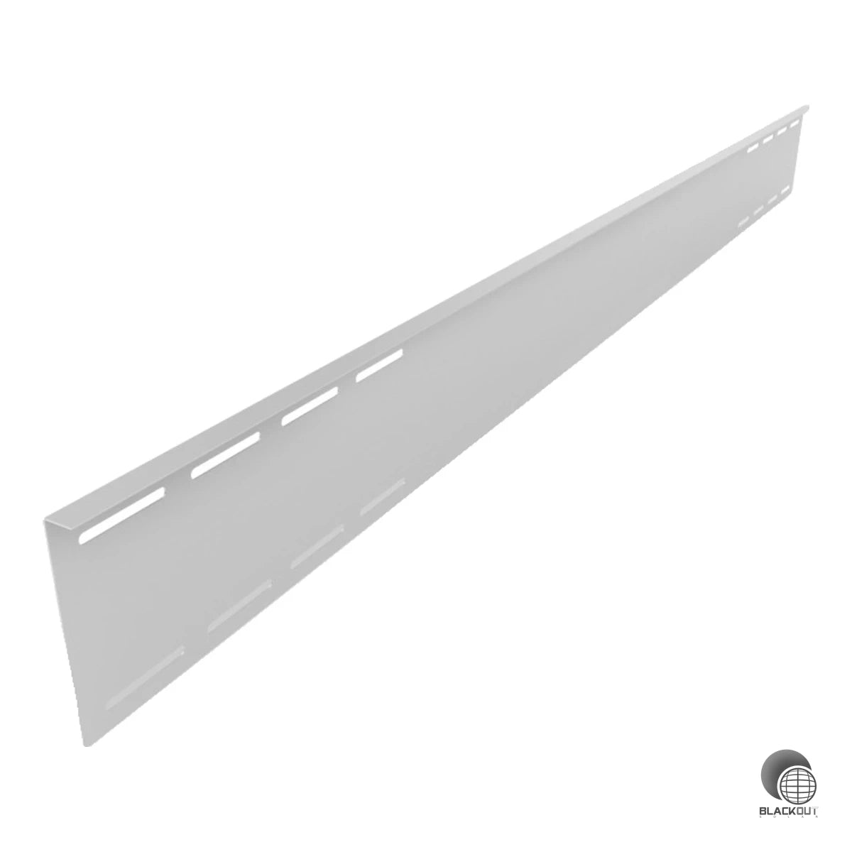 Windleitblech zur Windableitung auf der Rückseite des K2 S-Dome 6.10 Flachdach-Montagesystems. Passend für Modulabmessungen von 2045 bis 2398 mm, gefertigt aus Stahl mit Magnelis ZM310 Beschichtung.