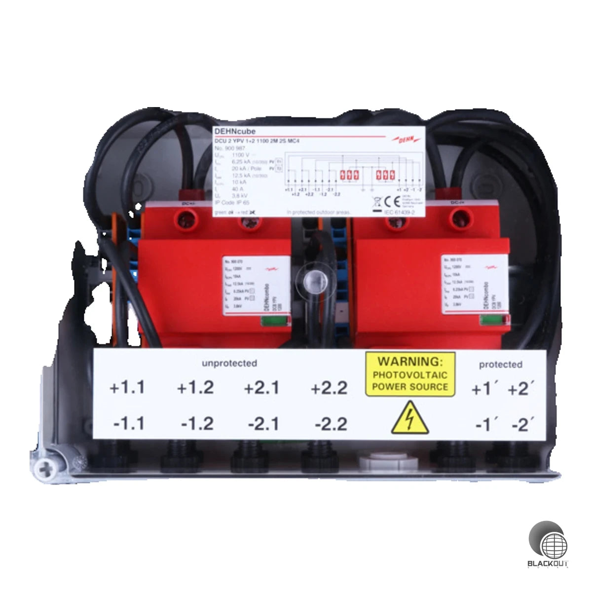 DEHN DEHNcube PV DCU Typ 1+2 1200V MC4 | BlackoutSolar