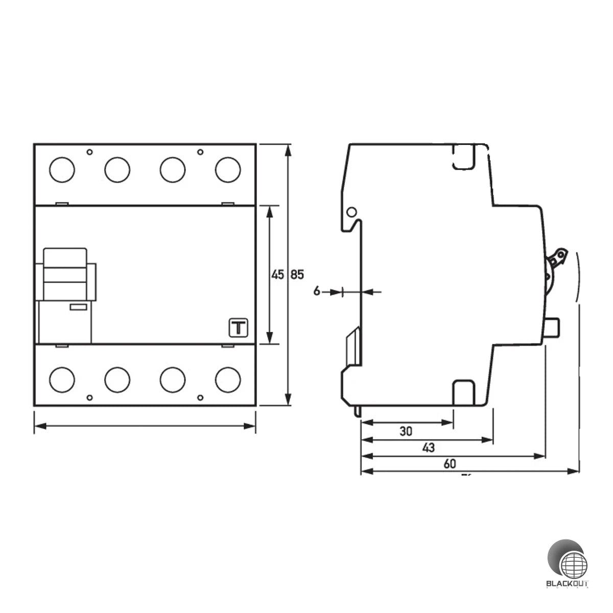 Doepke FI-Schutzschalter 4P 63A 300mA Typ B+ PV