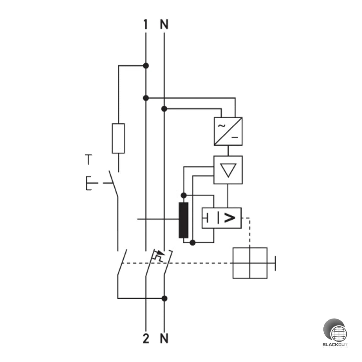 Doepke DRCBO 4 FI-/LS-Kombination 1P+N 25A 100mA Typ B+ PV