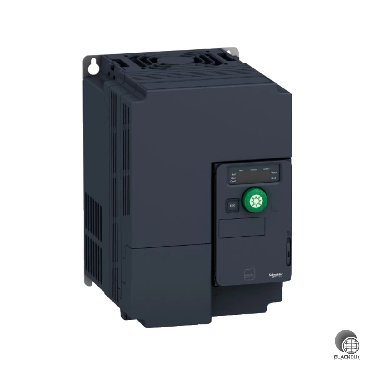 Der Altivar Solar ATV320 ist ein spezialisierter Frequenzumrichter für solargespeiste Pumpenanwendungen — konzipiert für maximale Pumpenleistung bei minimalem Energieeinsatz direkt aus dem PV-Generator.