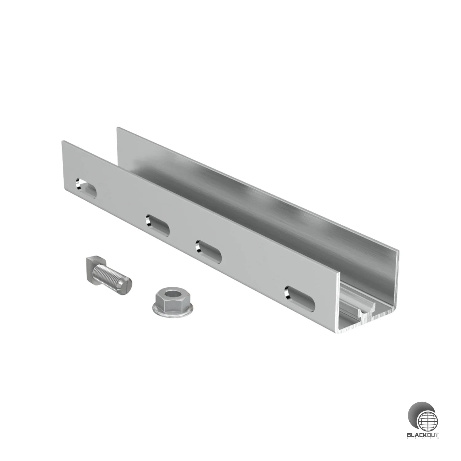 Aluminium-Schienenverbinder für die Fischer Austria SolarFish H33 AL Montageschiene. Verbindet zwei Schienen schnell und formschlüssig dank Schwalbenschwanzverbindung und Positioniernut.