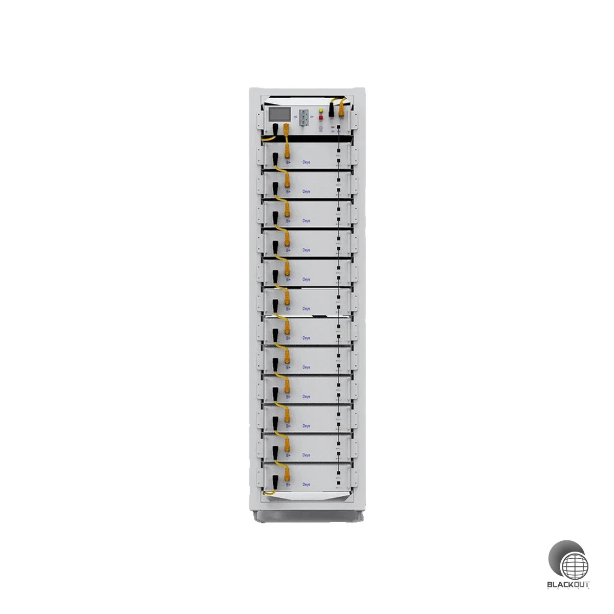 Deye Rack, Regal für 12 Hochvolt Batterien BOS-PRO 5.1 3U-H-rack 1
