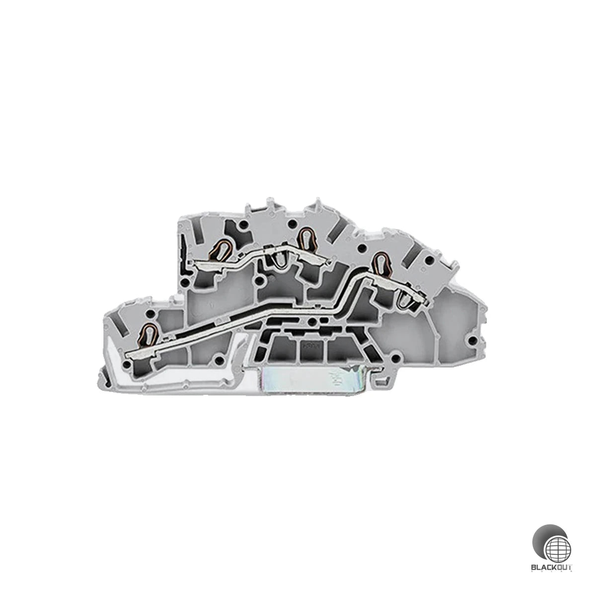 WAGO 3-Leiter-Durchgangsklemme, 6mm², für Anwendungen Ex e II geeignet, grau (B2B) 2