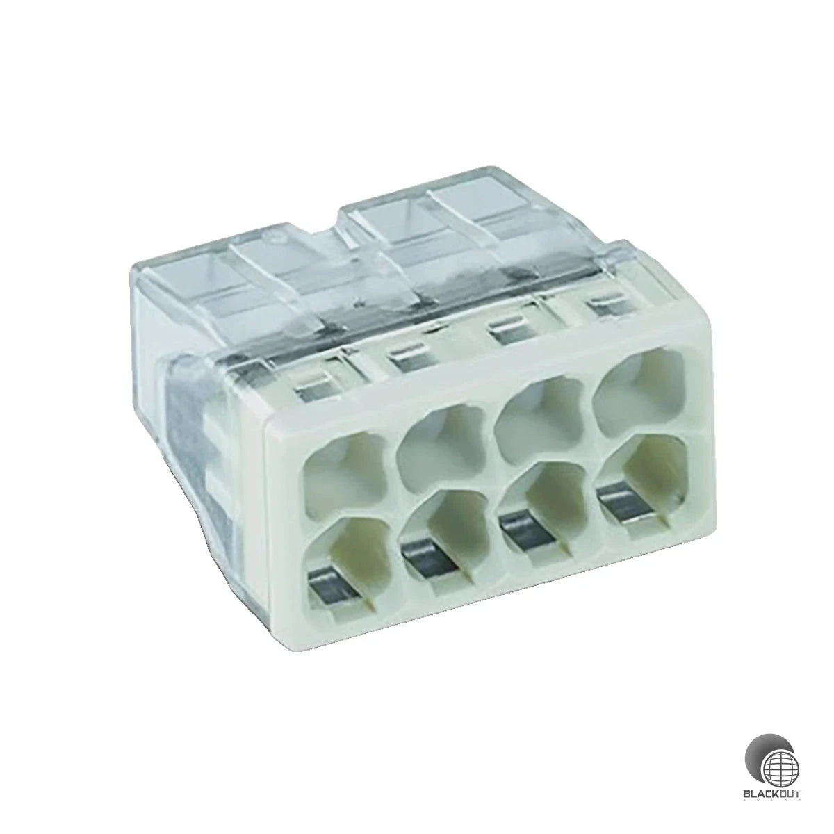 WAGO COMPACT-Verbindungsdosenklemme, für eindrähtige Leiter, max. 2,5mm², transparent (B2B) 1