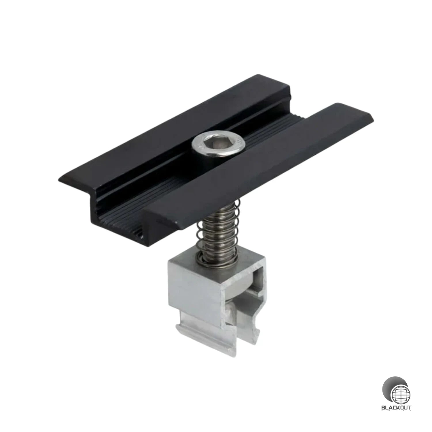 Montageset für Doppelstabmattenzaune 2 Module senkrechte Montage Photovoltaik Balkon - Zaun 6