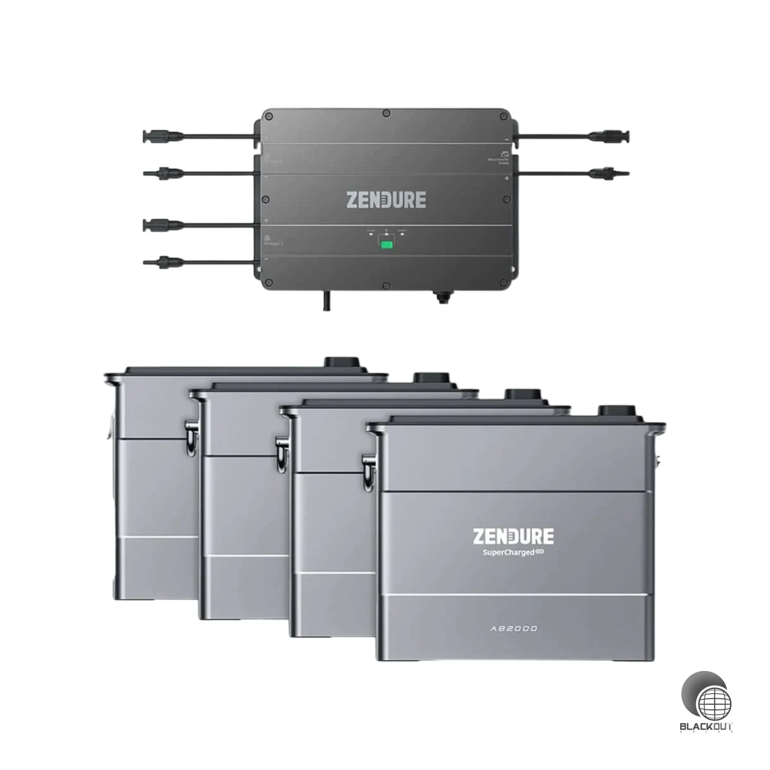 Zendure SolarFlow Set 1,92kWh - 7,68kWh Smart PV Hub 1200 (verschiedene Speichergrößen) für Balkonkraftwerke 4