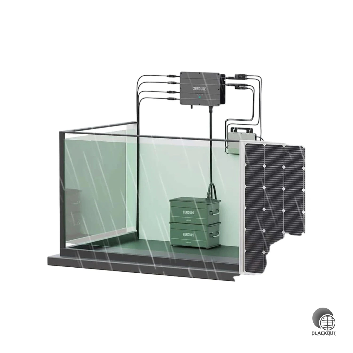 Zendure SolarFlow Set 1,92kWh - 7,68kWh Smart PV Hub 1200 (verschiedene Speichergrößen) für Balkonkraftwerke 5