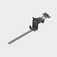Kabelclip RAIL matt schwarz 375 x 250 x 280 SL Rack (B2B)