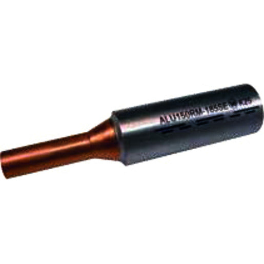 Al-Pressverbinder 16 mm² rm/sm 25 mm² se mit Cu-Bolzen 6mm Durchmesser blank